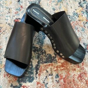 Proenza Schouler Black Women's Slide Sandals